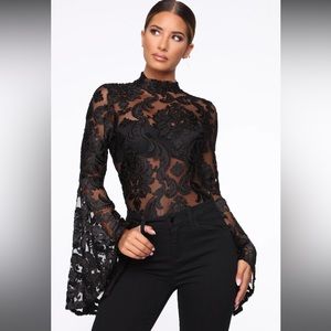 A Night Downtown Mesh Bodysuit - Black A Night Downtown Mesh Bodysuit - Black A